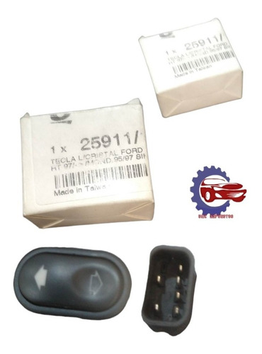 Tecla Levanta Cristal Simple, Ford Escort 97/ Y Mondeo 95/97