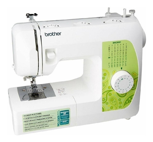 Máquina de coser recta Brother BM2800 portable blanca 220V