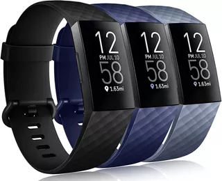 3 Mallas Para Reloj Fitbit Charge 3 / Charge 4 / Talle Small