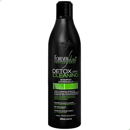 Kit Alisamento Forever Liss Btox Zero 1k E Shampoo Detox