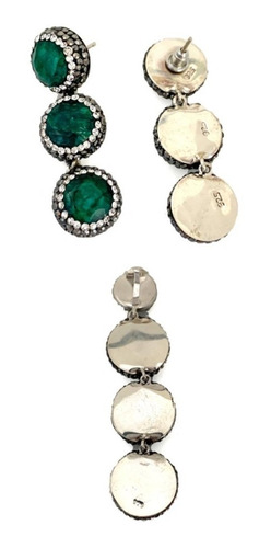 Juego Turco, Plata 925, Piedras Naturales, Estambul Joya