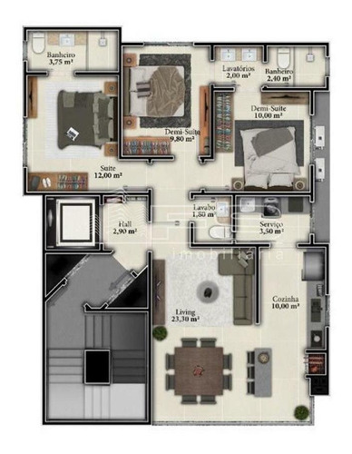 Imagem 6 de 7 de Golden Beach Residence 3 Suites Meia Praia Itapema - 3938