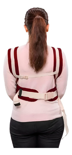 Canguro ergonómico para bebés de 0 a 36 meses, transporte cómodo, color rosa y rojo
