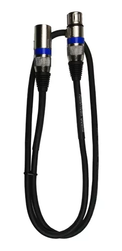 Cable Canon Xlr Macho-hembra De Sonido De 1 Metro