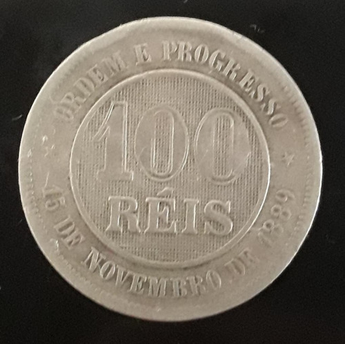 Imagem 1 de 2 de Moeda 100 Réis Ano 1894