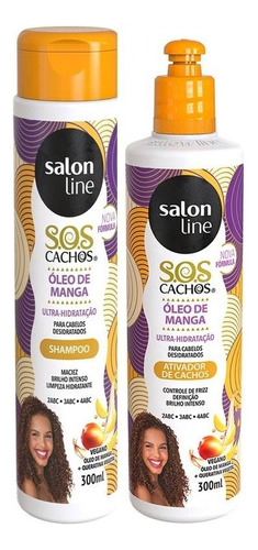 Kit Óleo De Manga Com Sh 250ml +ativador Condicionador 300ml