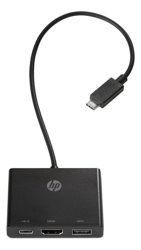 Hub Adaptador Usb-c A: Hdmi + Usb 3.0 + Usb C - Hp 1bg94aa