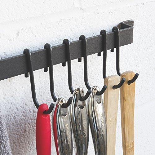 Wallniture Cocina Organizador De Rieles Utensilios Colgantes