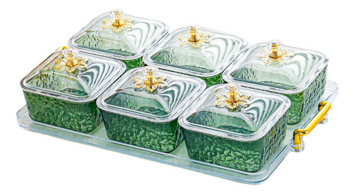 Plato De Frutos Secos En Tarro De Galletas Verde De 6
