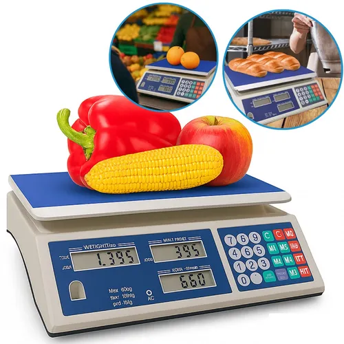 Balança Basto Comercial Digital Eletrônica 40kg Precisão Mercado ...