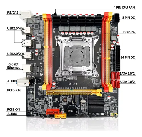 Intel X79 Vg2, Lga2011,xeon E5 2689 C2,16gb,ddr3 ,nvme M.2 | Frete