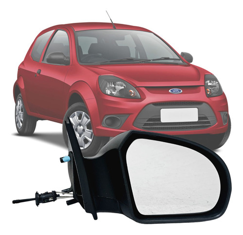 Retrovisor Direito Ford Ka 2009 2010 2011 Com Controle Capa