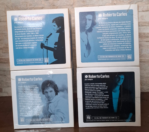 Cd Roberto Carlos Prá Sempre Coleção 4 Boxes 60/70/80/90 Edição Limitada (Usado)