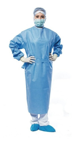 Imagen 3 de 4 de Bata Impermeable Antifluido X 5