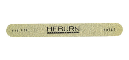 Heburn Lima Blanca Recta 80/80 Uñas Acrílicas Gel  802