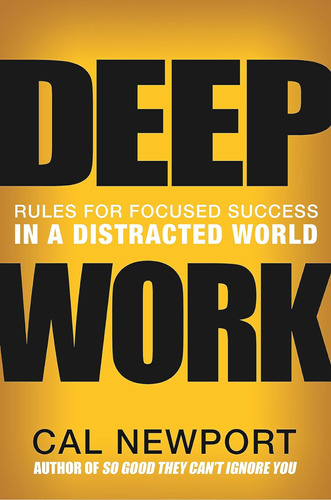 Libro:  Libro Deep Work Tapa Dura En Ingles