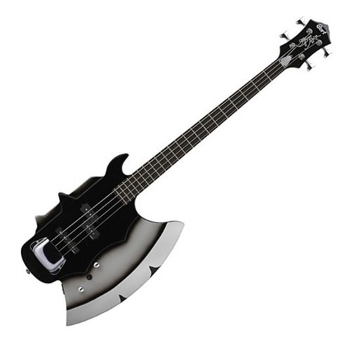 Baixo Machado Gene Simmons Kiss Gs Axe2 Bk/b Cort Original