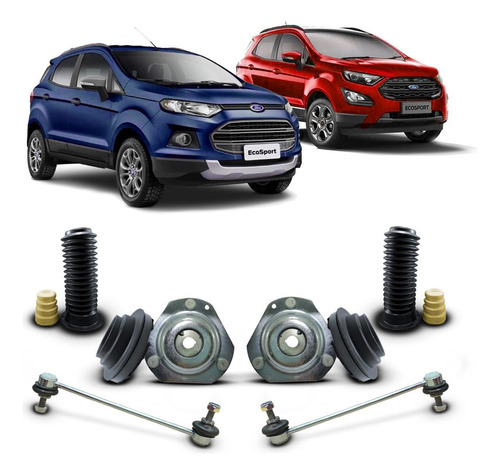 Par Kit Coxim + Bieleta Dianteira Ford Ecosport 2013 A 2019