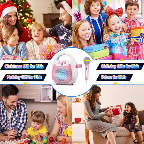 Máquina De Canto Con Micrófono Portátil For Niños