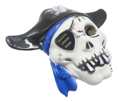 Máscara Pirata Con Cabeza De Halloween Con Calavera De Un So