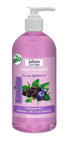 Jabón Liquido Familand Maqui Arándano 500ml (1 Unid)