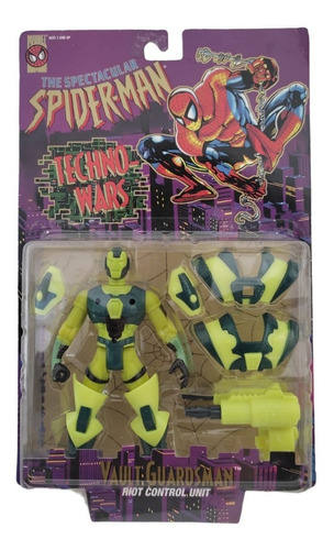 Vault Guardsman Spiderman Techno Wars Toy Biz Vintage