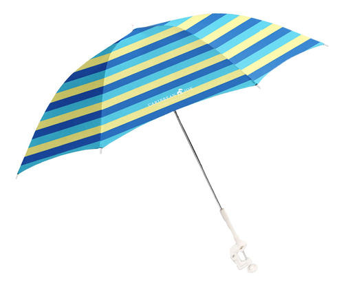 Caribbean Joe Sombrilla De Playa Para Silla, Sombrilla De P. Color Bold Stripe