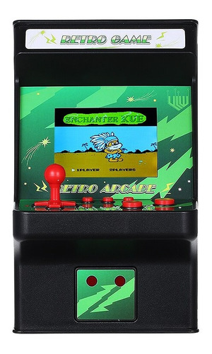 Micro Fichines Arcade Retro Flipper Consola 200 Juegos Niños