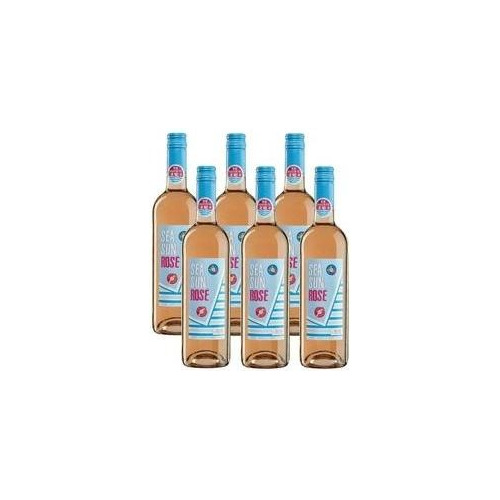 Vinho Kit 06 Unidades Vinho Sea Sun Rosé Piscine 750ml