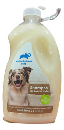 Shampoo Para Perro De Avena Y Miel Animal Planet 2 Lt