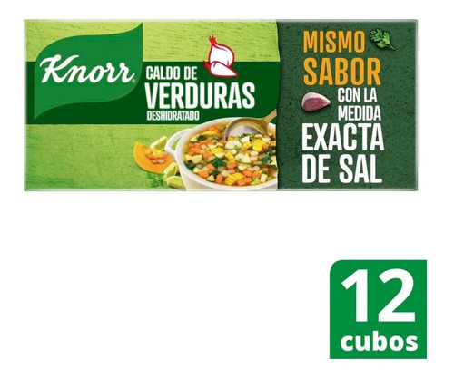 Knorr Caldo De Vegetales X 12 Cubos