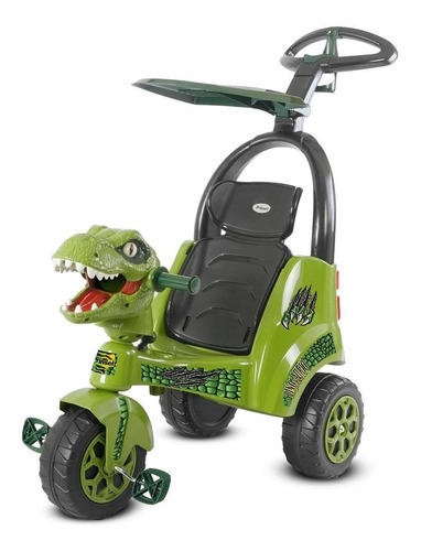 Triciclo Infantil Prinsel Super Trike 2 En 1 Dinosaurio Color Verde oscuro