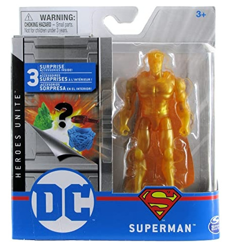 Figura Articulada Superman Amarillo (10 Cm) - Dc Comics