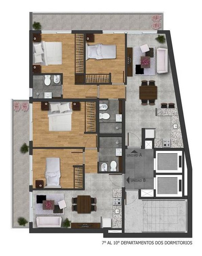 Imagen 10 de 14 de Venta Departamento Piso Exclusivo 3 Dormitorios Alvear Y Rivadavia - Pichincha