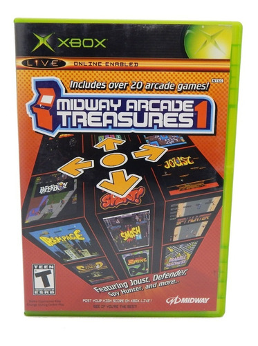 Midway Arcade Treasures 1 Xbox Clasico Original Trqs