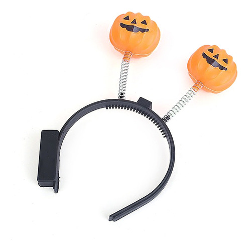 Disfraz De Halloween Con Diadema De Calabaza Led Para Niños