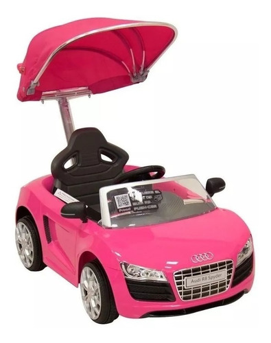 Montable Push Car Audi Rosa Prinsel Nuevo