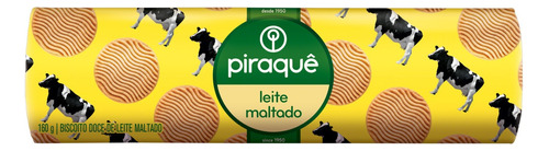 Biscoito Leite Maltado Piraquê Pacote 160g