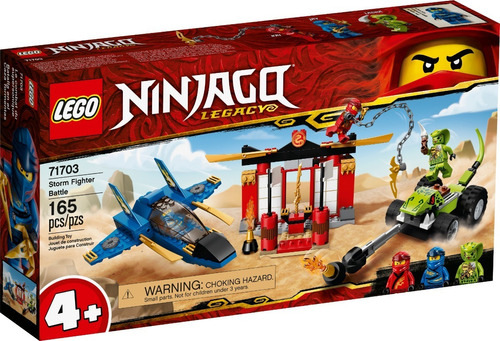 Imagem 1 de 7 de Lego Ninjago Batalha Lutador Da Tempestade - 165 Pçs - 71703
