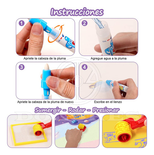 Xing Tapete Para Dibujar Agua Reutilizable Juguete Doodle