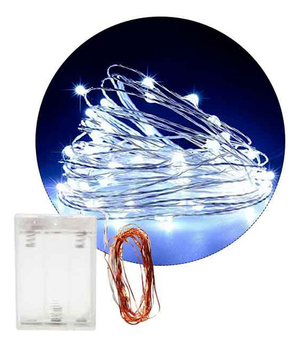 Luces Hada Led A Pilas (no Incluidas ) De 10 Metros