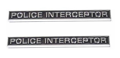 Interceptor Policial Emblema 3d Emblemas Tronco Placa D...