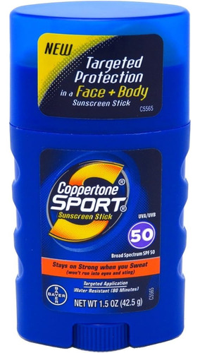 Coppertone Spf#40 Sport Stick Cara + Cuerpo 1.5 Onzas (44ml)