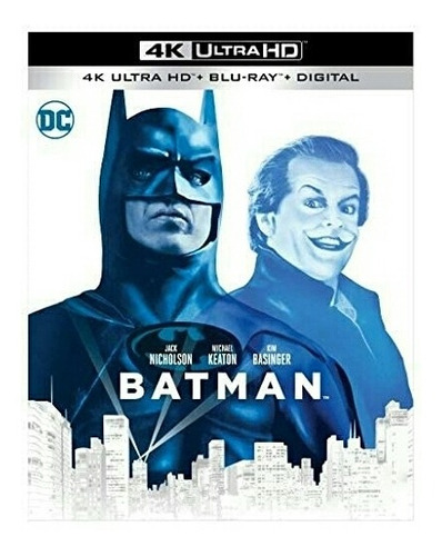 Batman (1989) 4k Ultra Hd+blu Ray Tim Burton Película Nuevo
