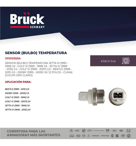 Bulbo Sensor Temperatura Derby 1999 191919369a