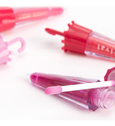 Caixa Box 24 Unid Lip Gloss Labial Guarda-chuva Brilho Vivai