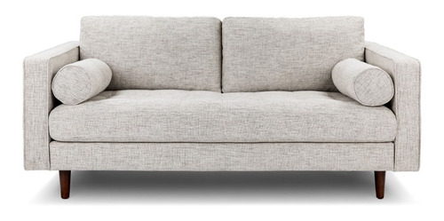 Sofa - Living Modelo Rafaella De 2 Cuerpo En Felpa O Lino