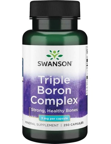 Swanson - Triple Boron Complex 3 Mg X 250 Caps