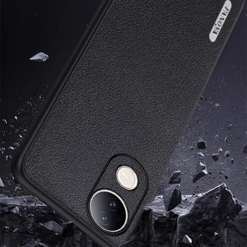 Funda For Vivo V50e Pro Lite Cuero Liso Magnético