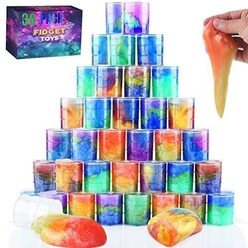 Paquete De 36 Slimes Colores Brillantes Para Niños